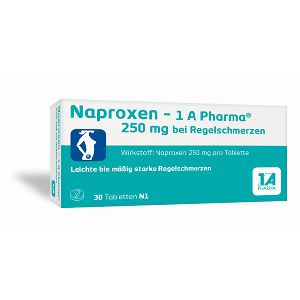 NAPROXEN-1A Pharma 250 mg b.Regelschmerzen Tabl.